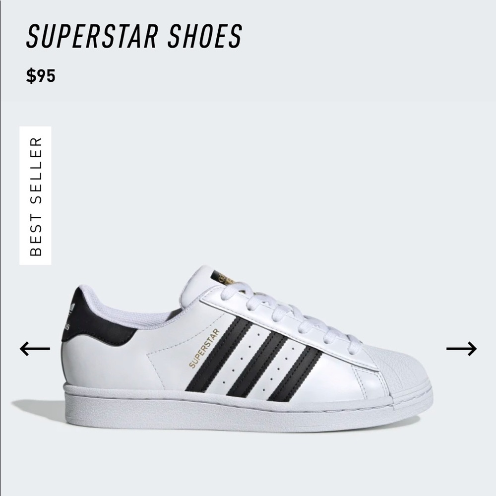 NWOT Women’s Adidas Superstar Sneakers Size 5.5